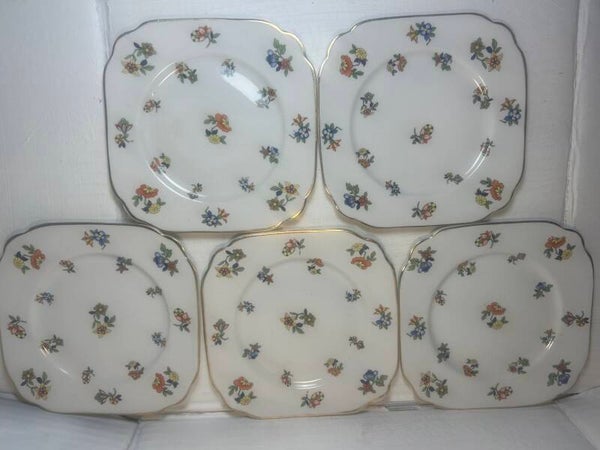 Set of 5 vintage Empire bread and butter plates