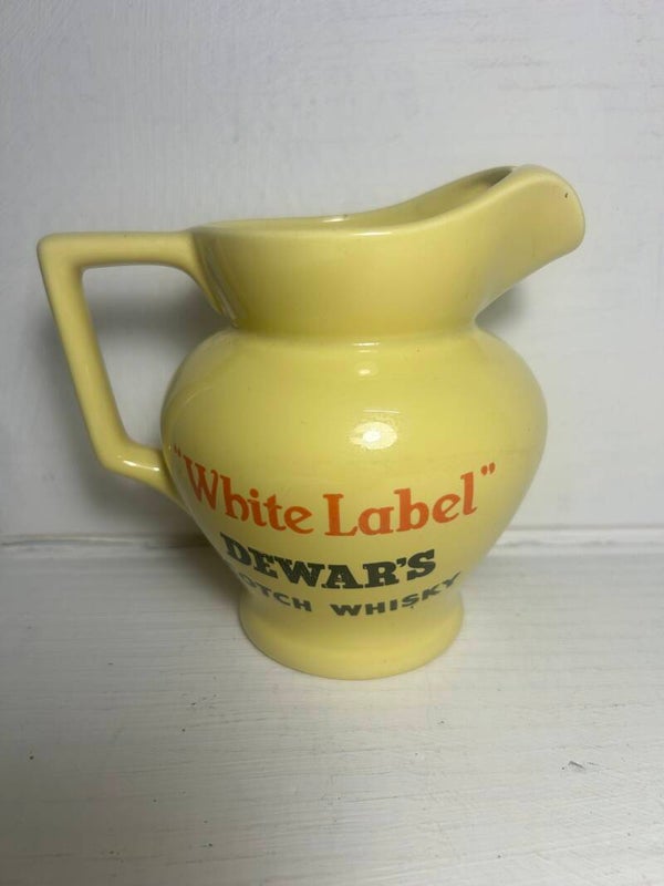 Vintage Drewars White Label Water Jug
