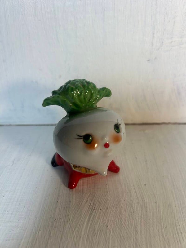 Retro Vintage Turnip Man Salt Shaker