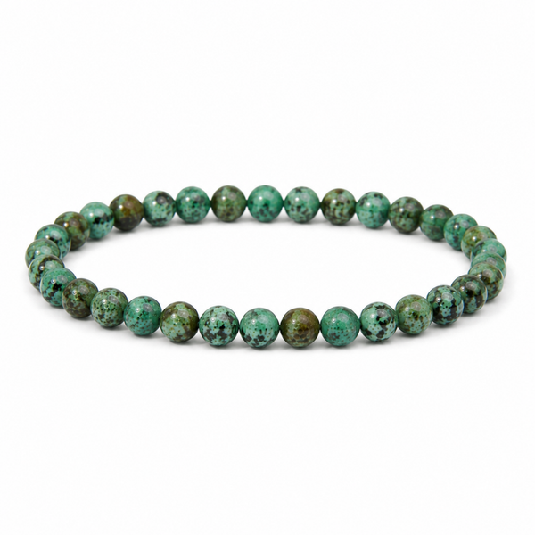 Afrikaanse Turkoois 6mm (armband, kogel)