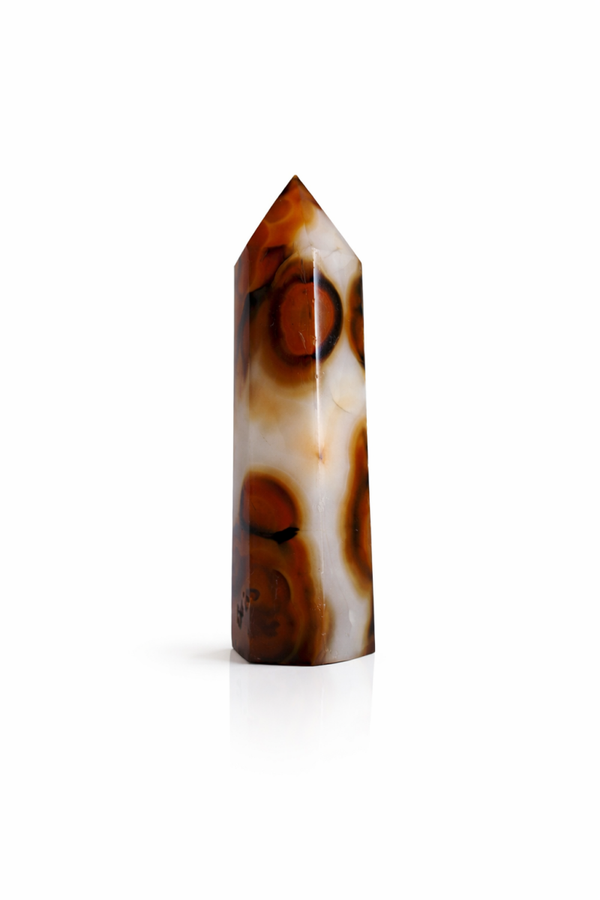 Agaat obelisk (verhit)
