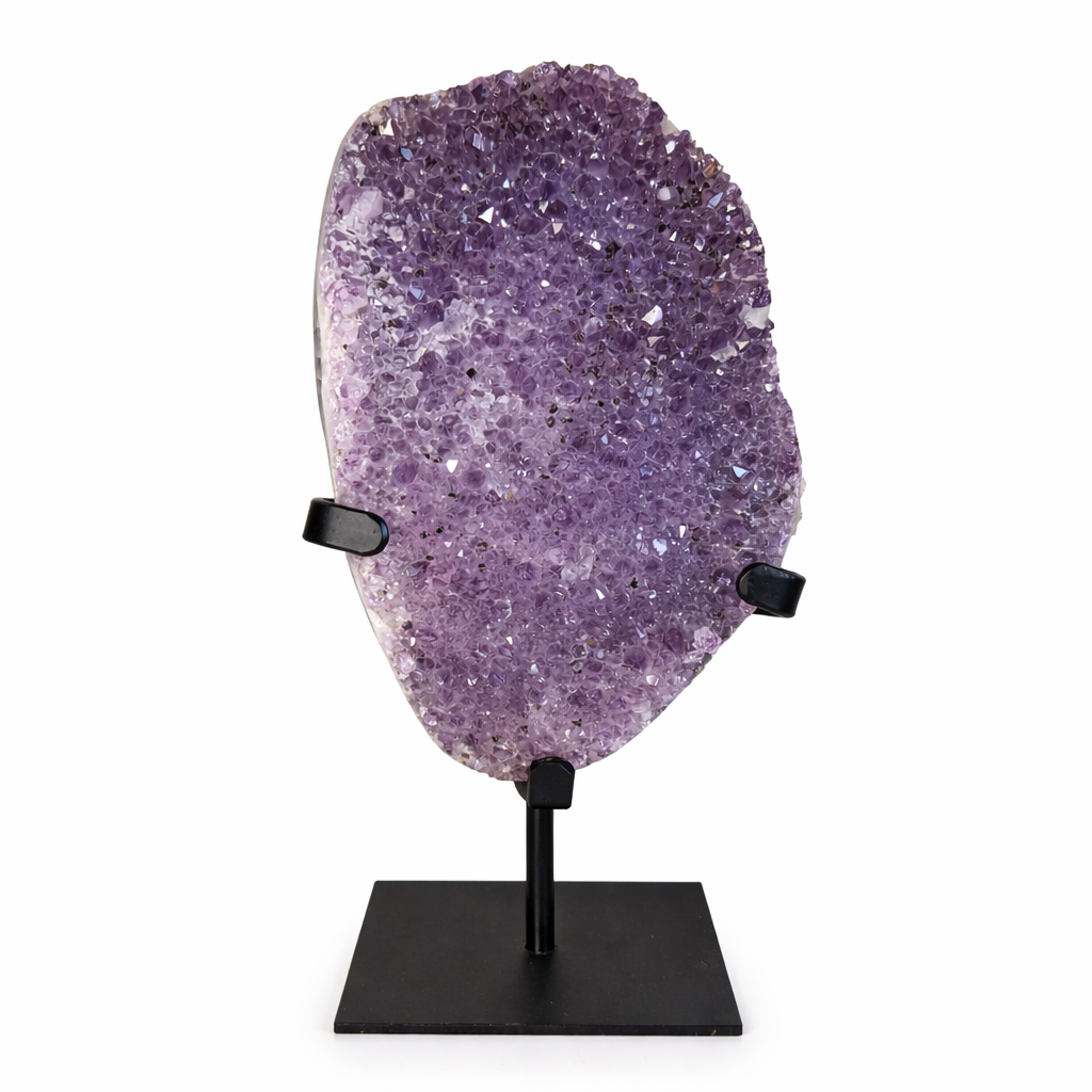 Amethist op standaard Amethyst on standaard ruw cluster