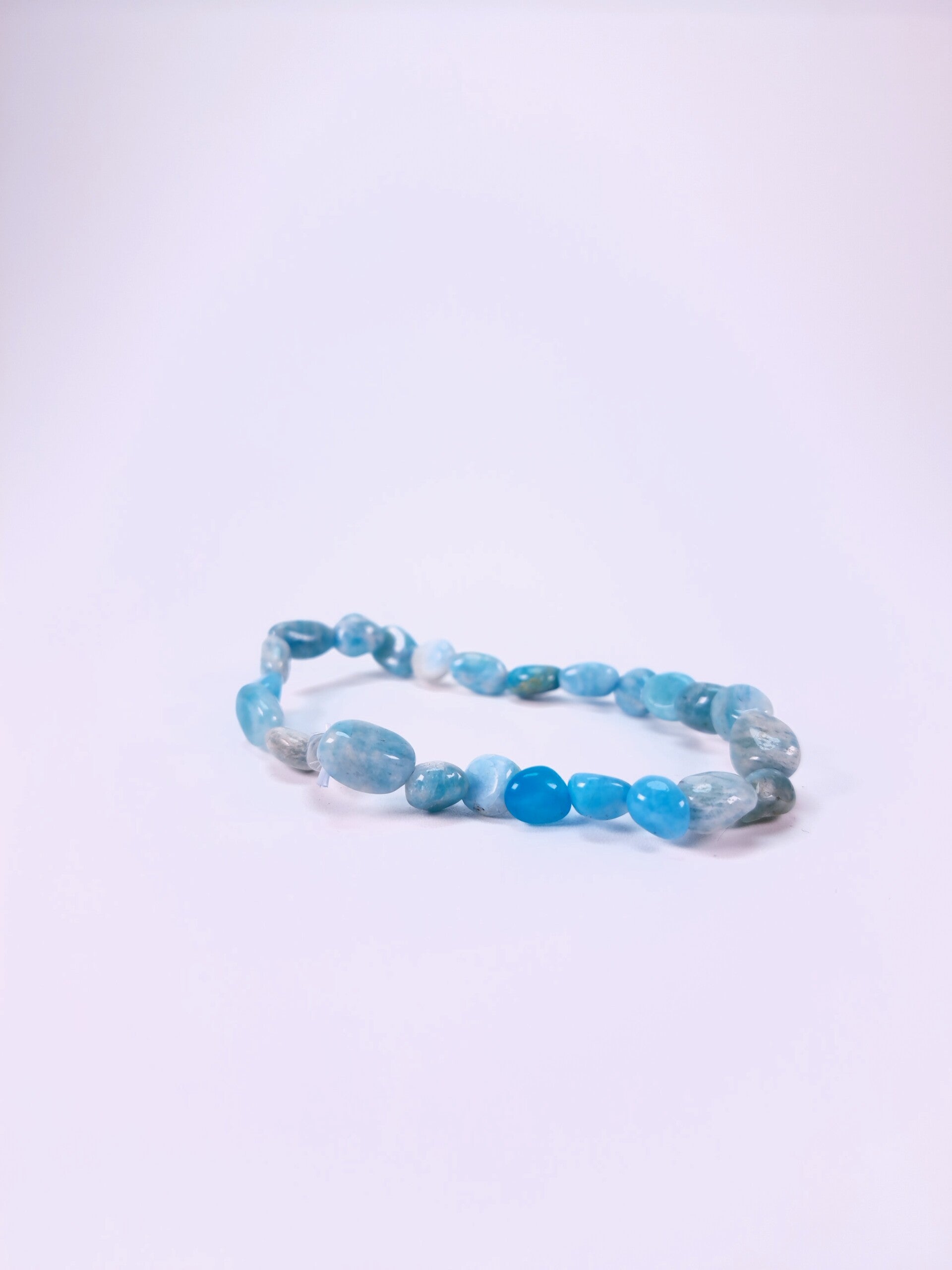 Amazoniet 6-8mm (armband, trommelsteentjes)