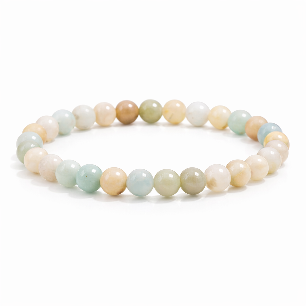 Amazoniet AB multi 6mm (armband, kogel)