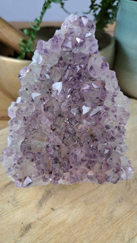 Amethist cut base/cluster AM043