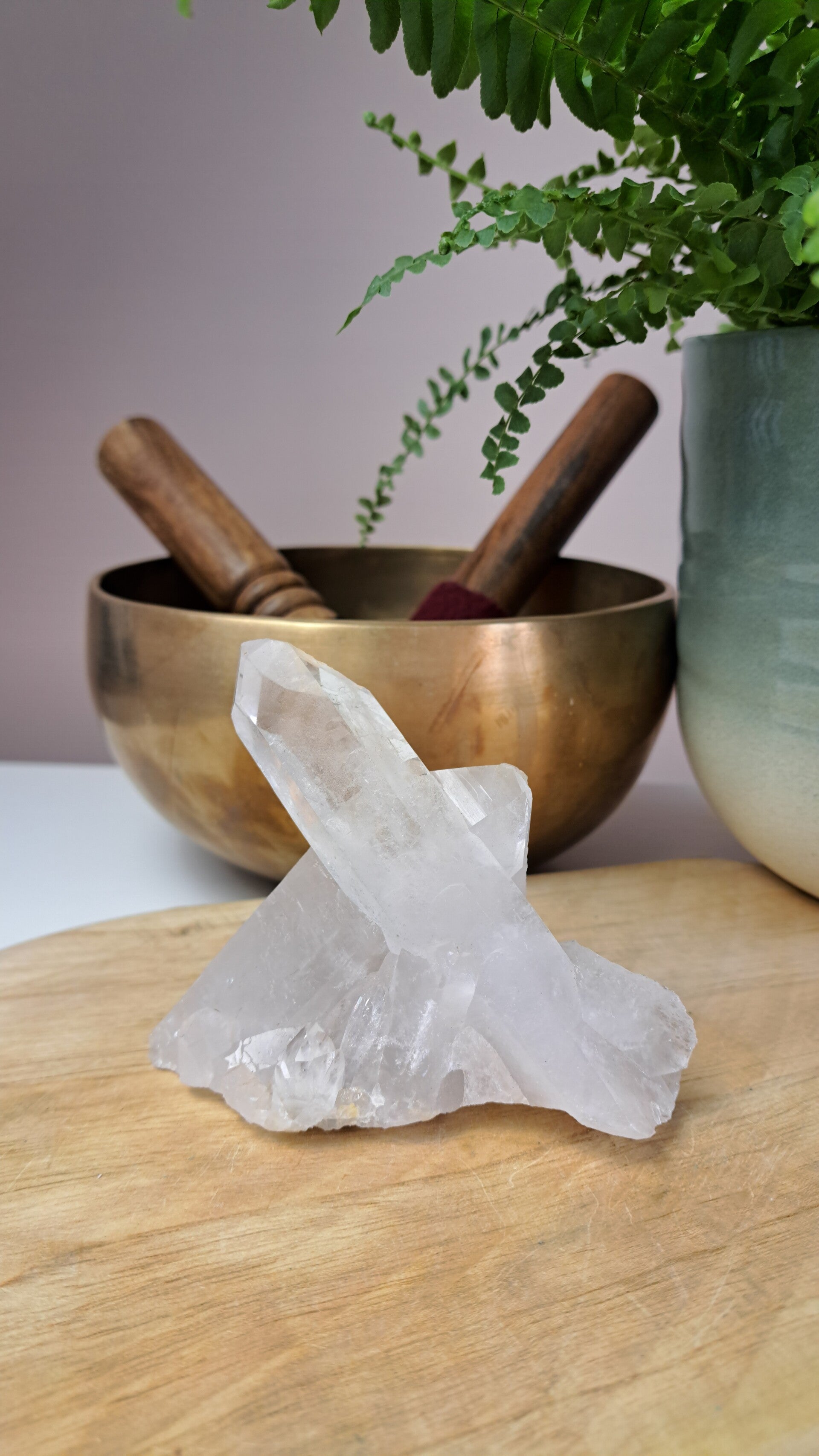 Bergkristal cluster nr. 09