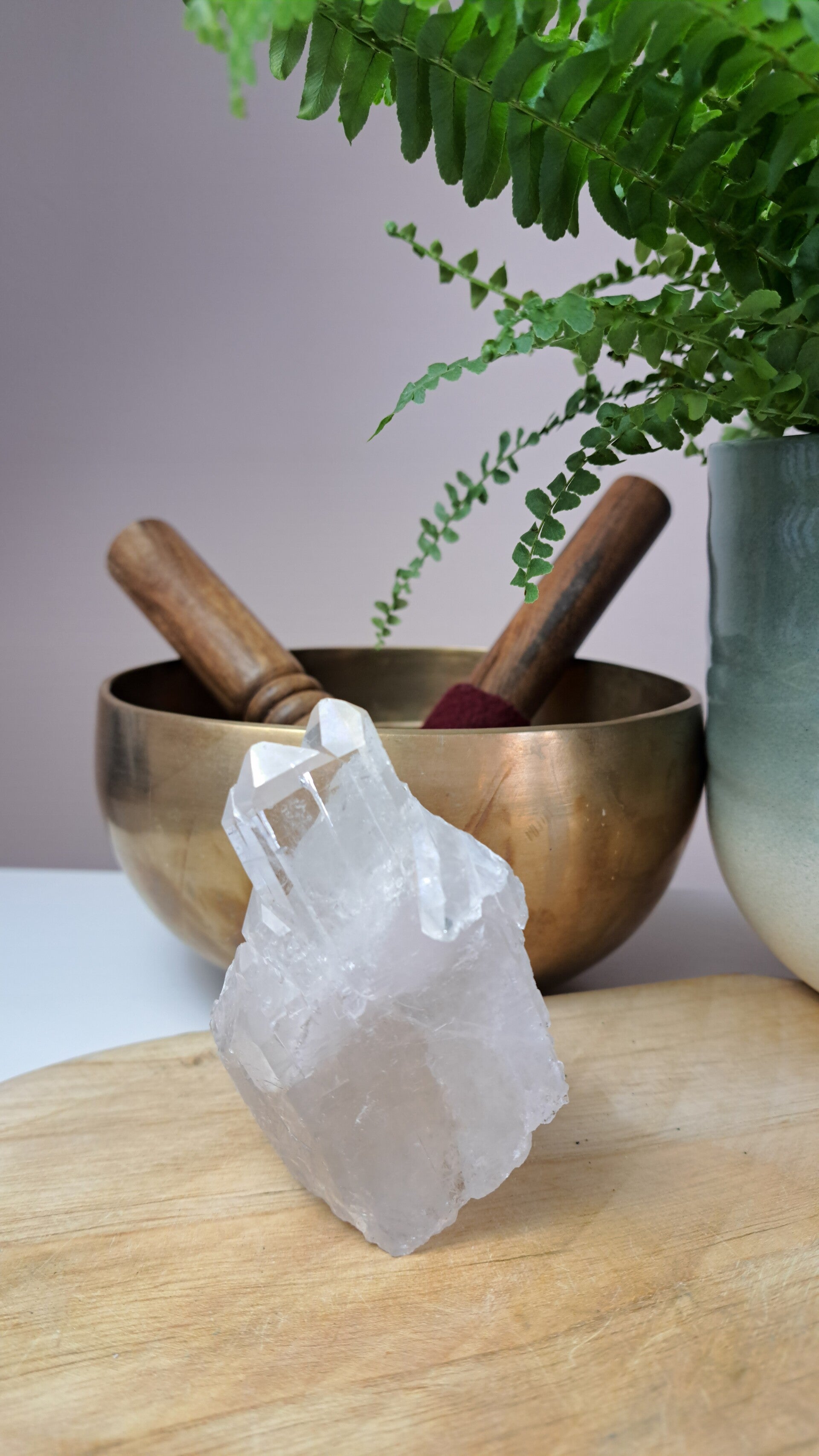 Bergkristal cluster nr. 12