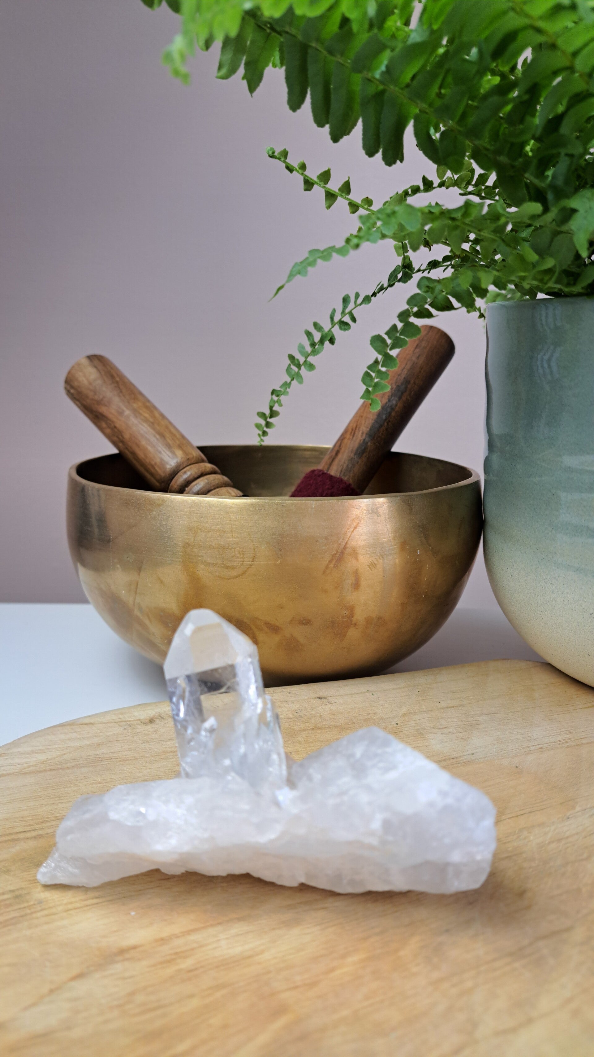 Bergkristal cluster nr. 16