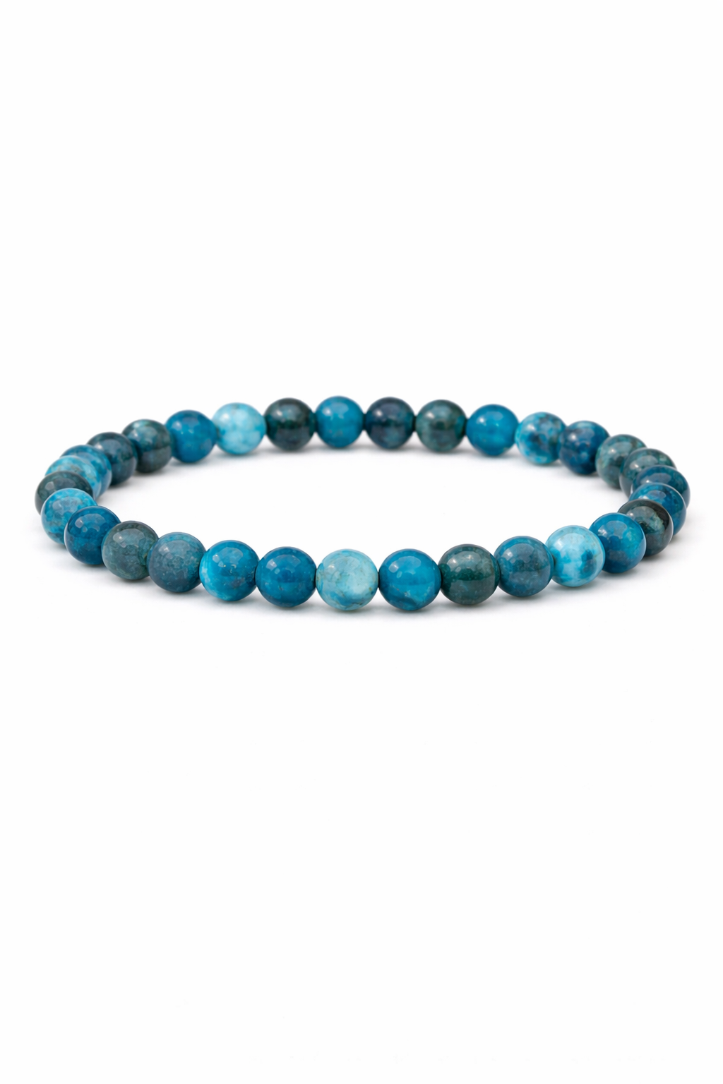 Blauwe Apatiet armbanden 6mm 8mm blue apatite