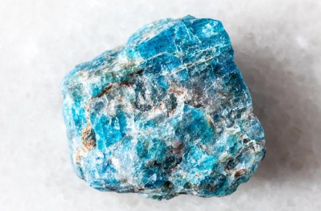 apatiet blauw zakstenen madagaskar