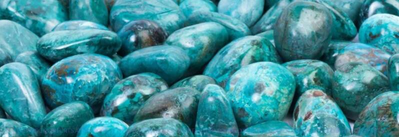 chrysocolla blauw 