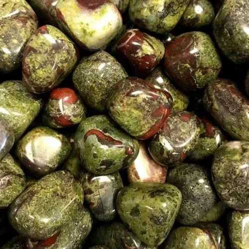 drakenbloedsteen drakenbloedjaspis dragonstone donkergroen rood