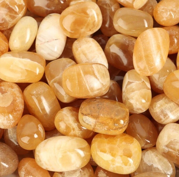 Calciet Geel Helder Kristal