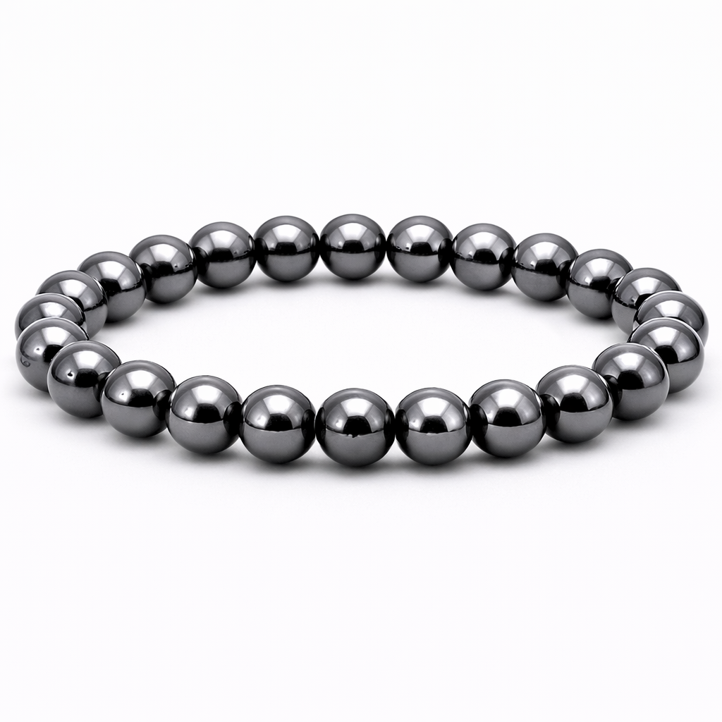 Hematiet 8mm (armband, kogel)