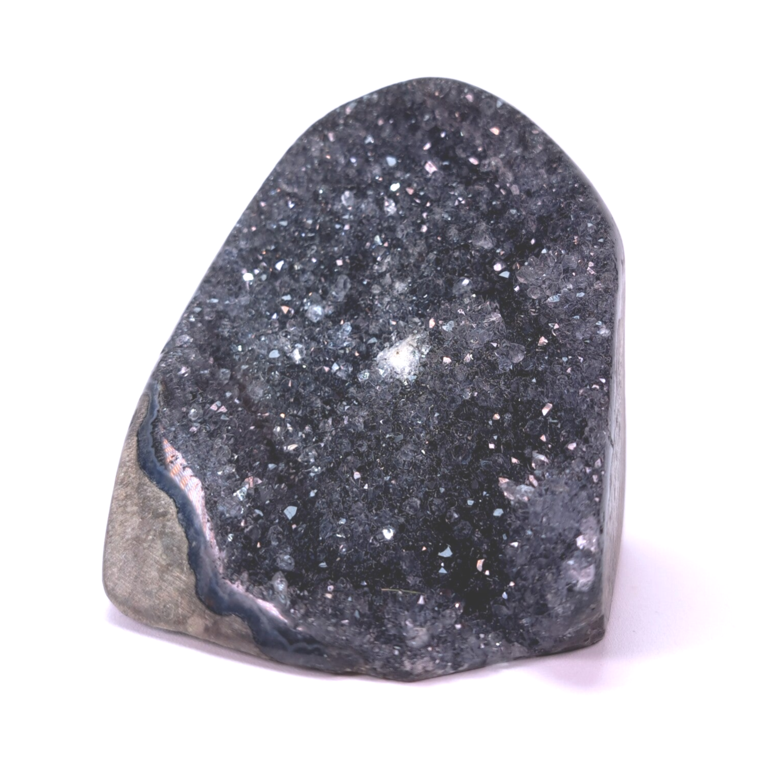 Amethist Uruguay cut base polished AMCB465