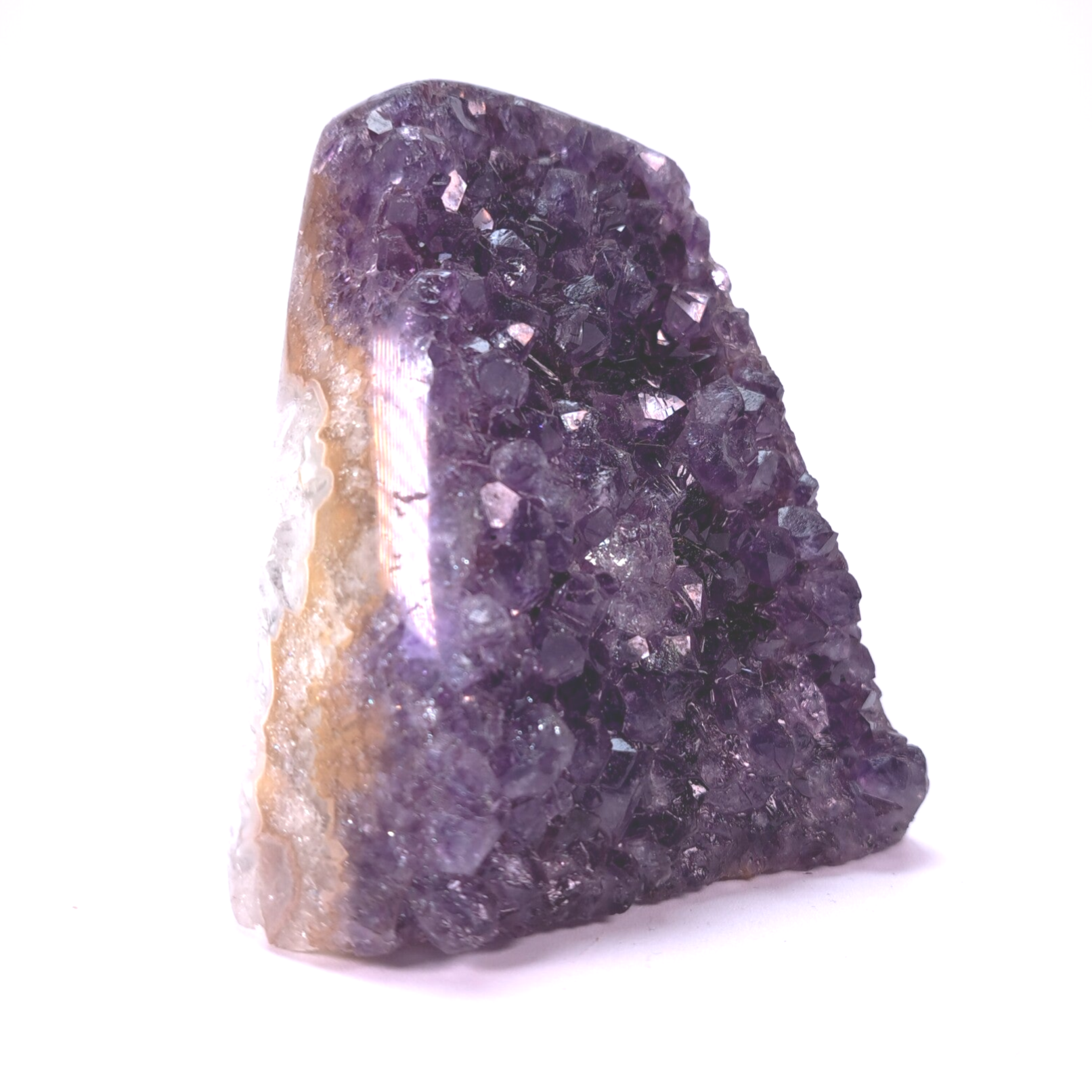 Amethist Uruguay cut base polished AMCB456