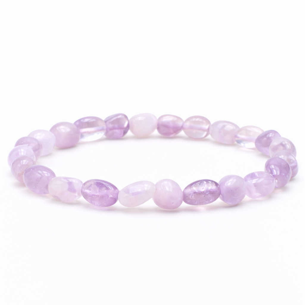 Lavendelamethist Armband, trommel