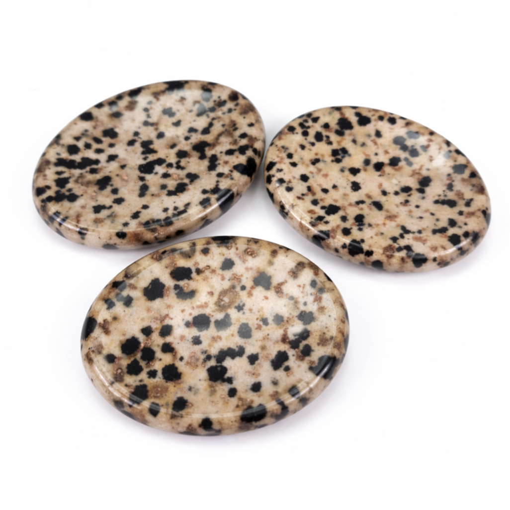 Dalmatiërjaspis Duimsteen | Worry stone | Stress steen