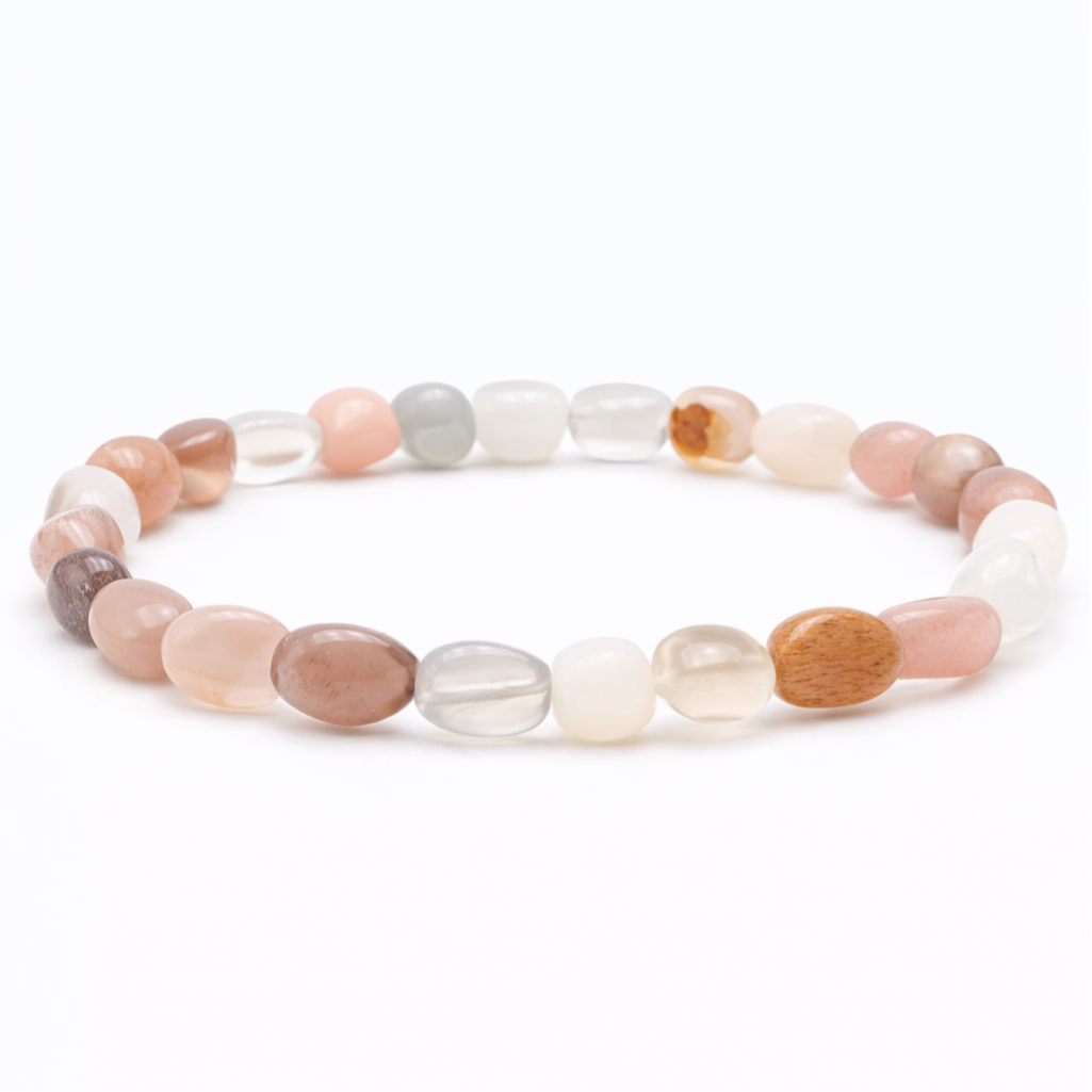 Maansteen Multi armband trommel