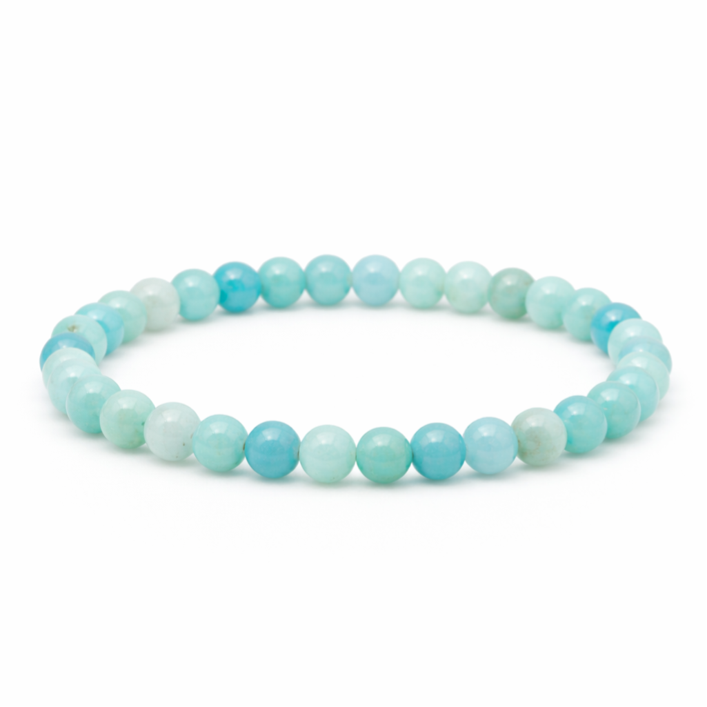 Amazoniet AA 6mm (armband, kogel)