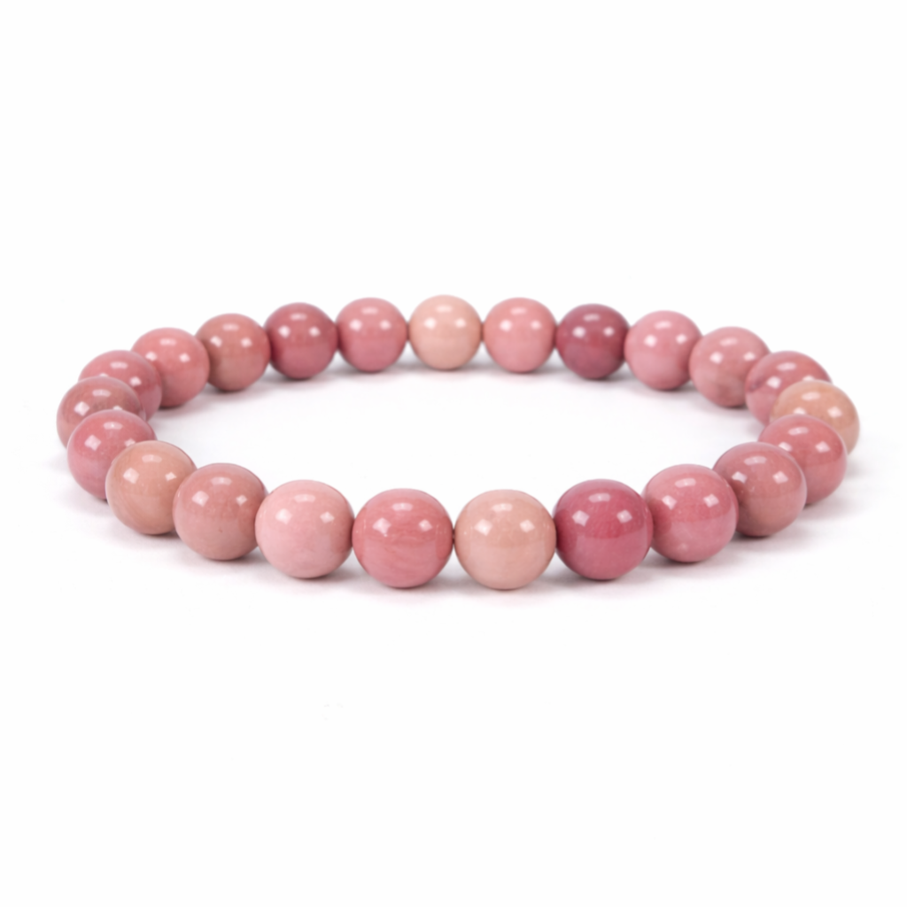 Rhodoniet Australië 8mm (armband, kogel)