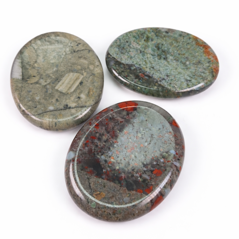 Drakenbloedsteen Duimsteen | Worry stone | Stress steen