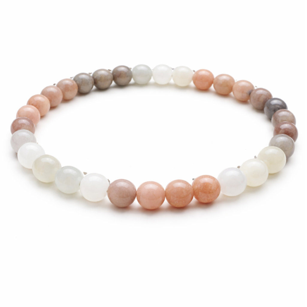 Maansteen Mix armband rond