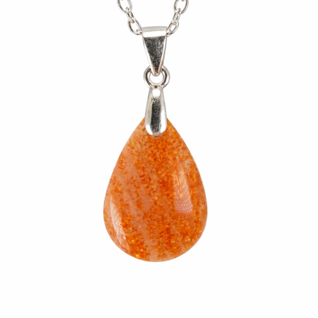 Zonnesteen AA+ (waterdruppel) hanger 8-12mm
