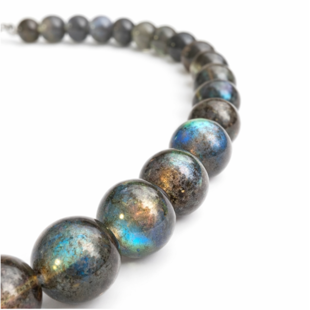 Labradoriet ketting donker
