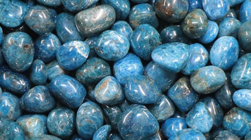 apatiet blauw zakstenen madagaskar