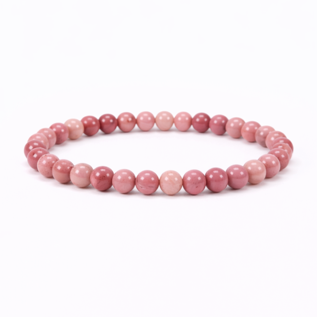 Rhodoniet Australië 6mm (armband, kogel)