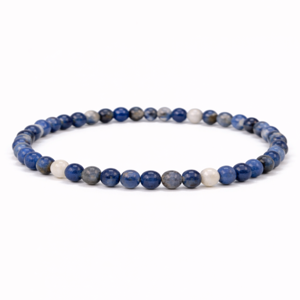 Sodaliet 4mm (armband, kogel)