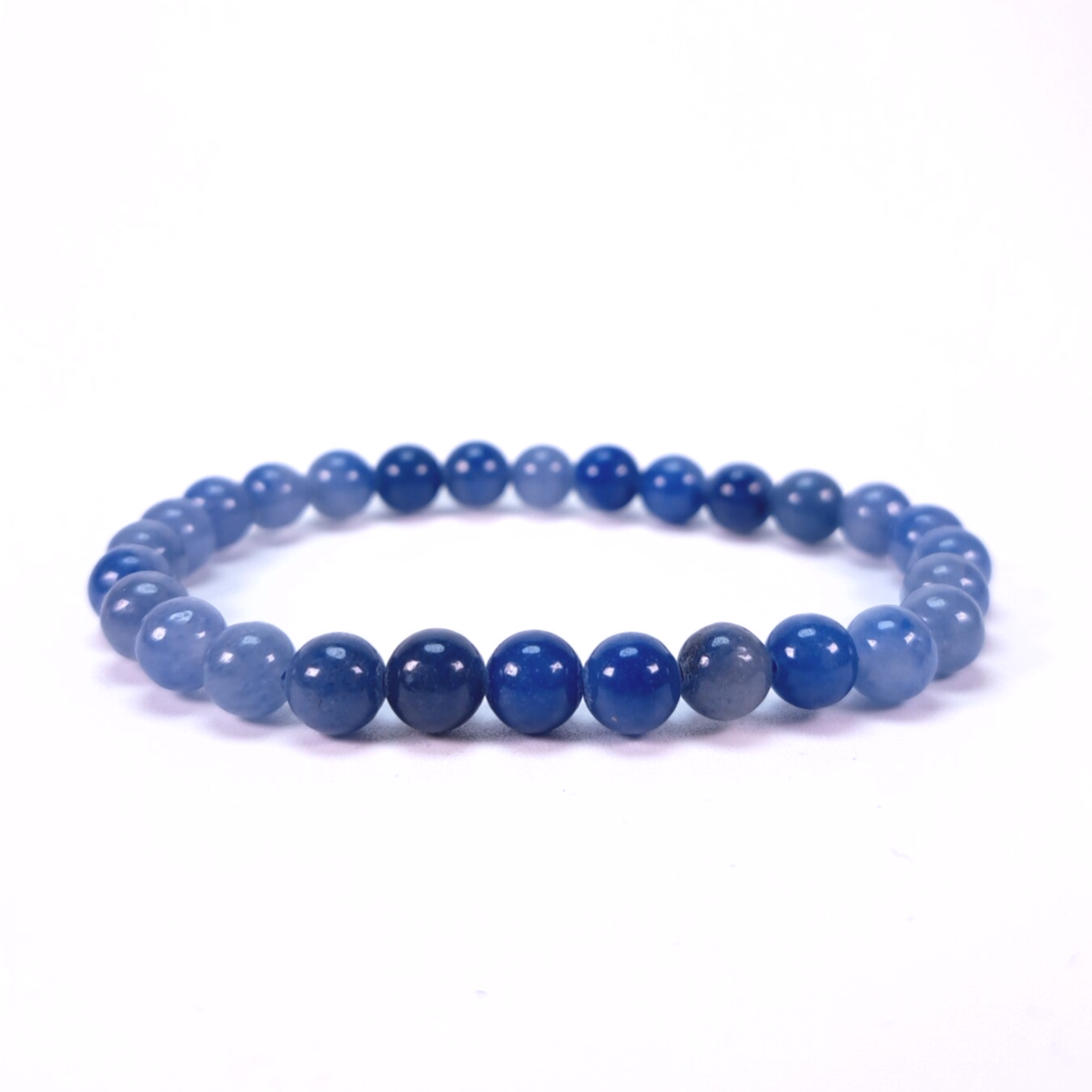 Blauwe Aventurijn 8mm (armband, kogel)