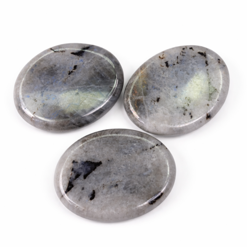 Labradoriet Duimsteen | Worry stone | Stress steen
