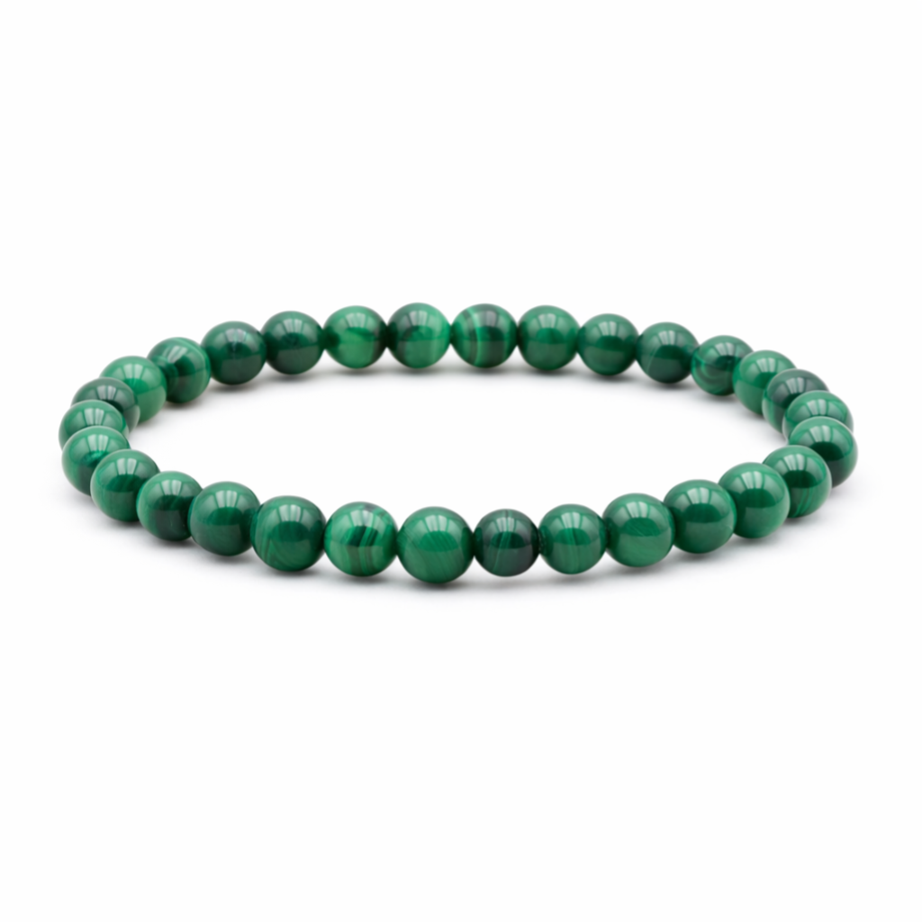 Malachiet 6mm (armband, kogel)