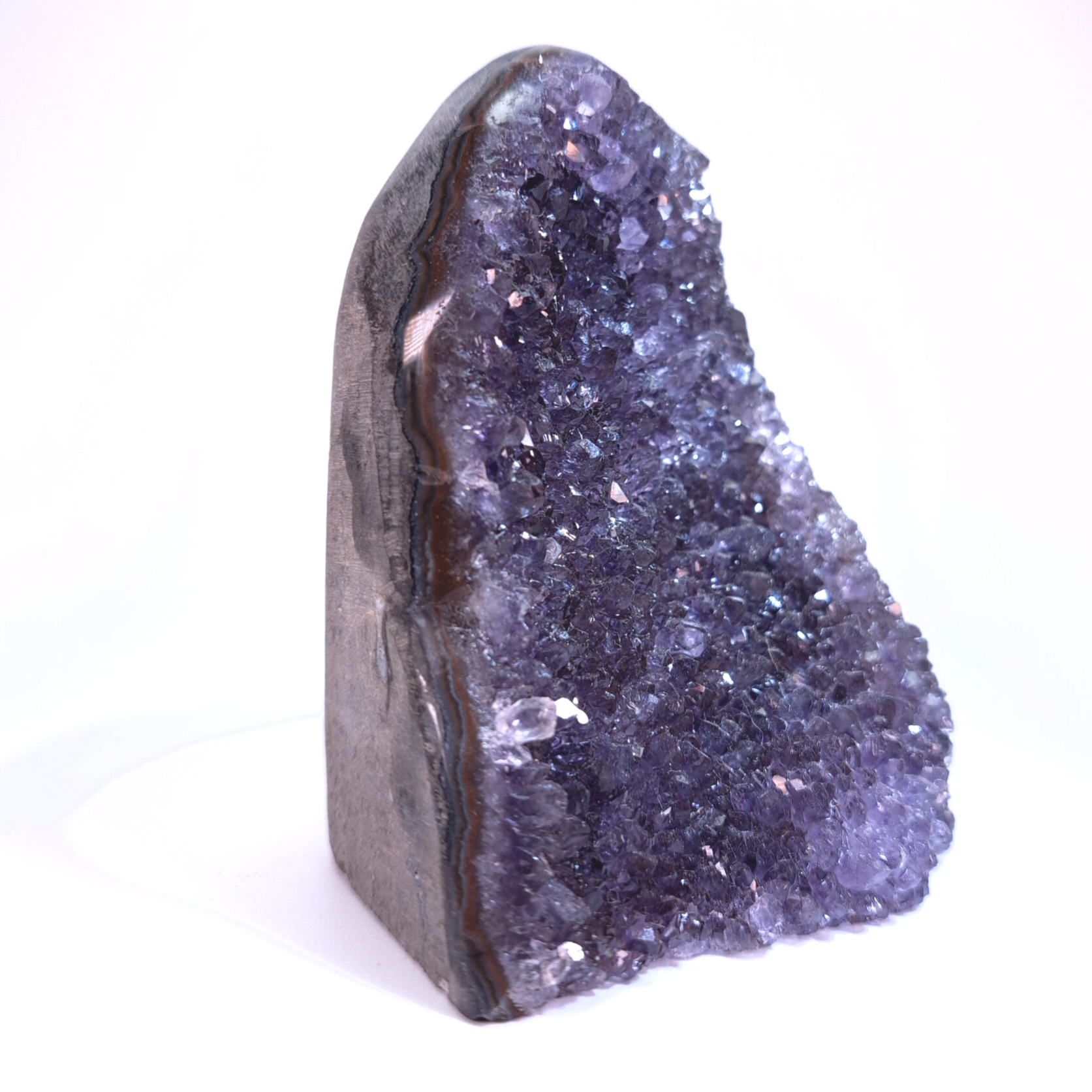 Amethist Uruguay cut base polished AMCB461