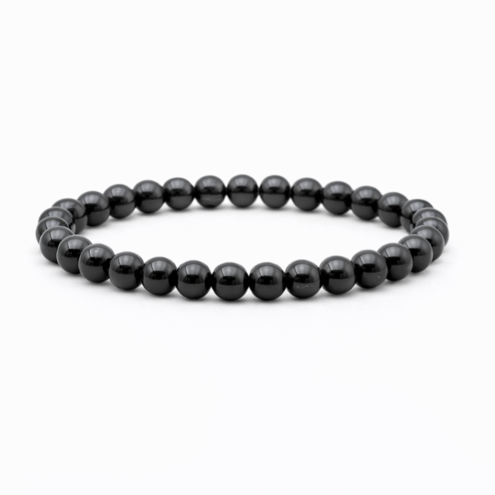 Zwarte Toermalijn armband
