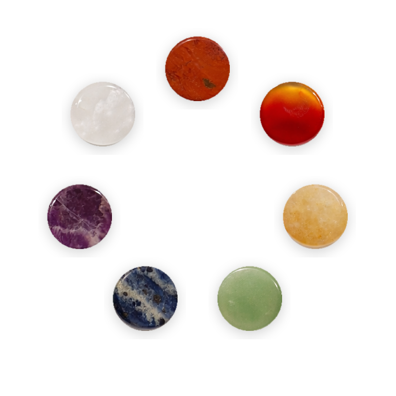 Chakra Oplegstenen Set