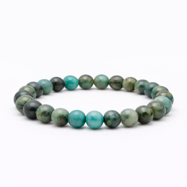 Afrikaanse Turkoois 8mm (armband, kogel)