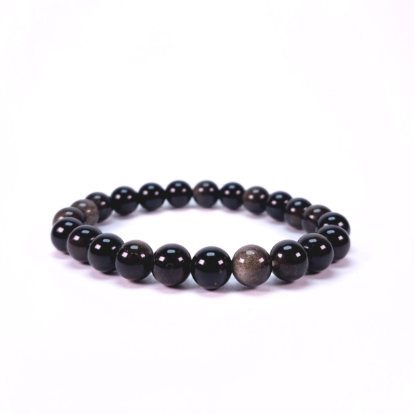 Goud Obsidiaan 8mm (armband, kogel)
