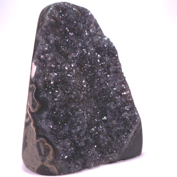 Amethist Uruguay cut base polished AMCB469