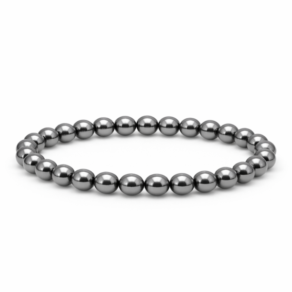 Hematiet armband rond