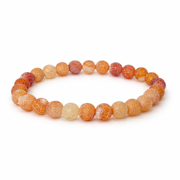 Dragon Vein Agaat armband rond