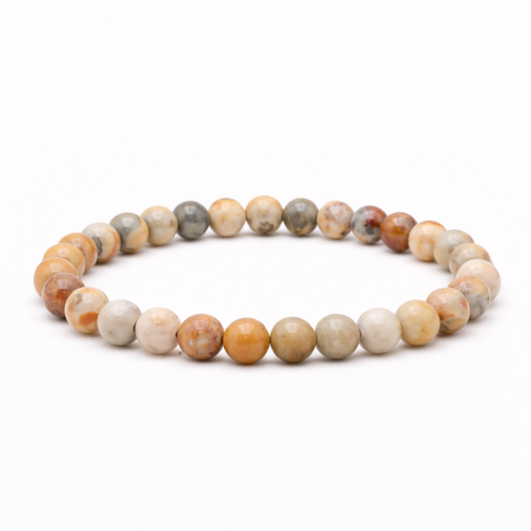 Crazy Lace Agaat 8mm (armband, kogel)