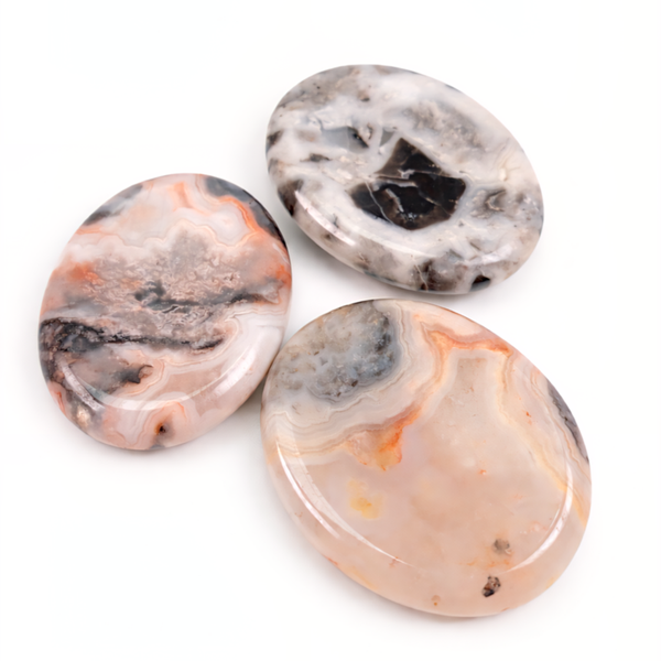 Crazy Lace Agaat Duimsteen | Worry stone | Stress steen