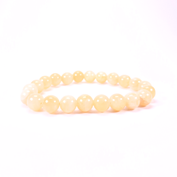 Oranje Calciet 8mm (armband, kogel)