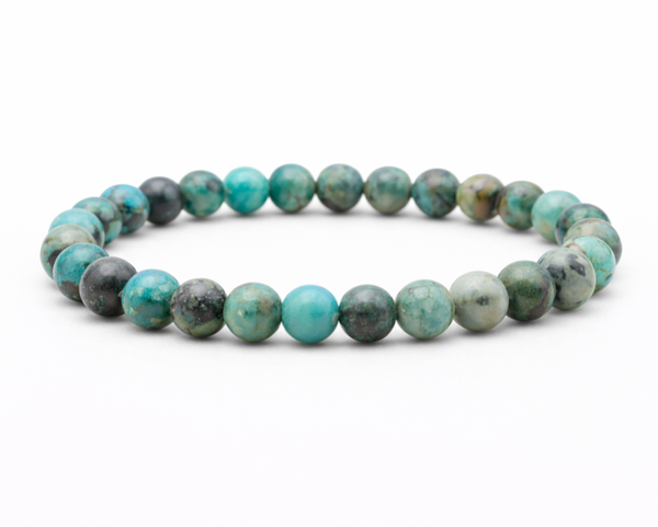 Afrikaanse Turkoois AA 6mm (armband, kogel)
