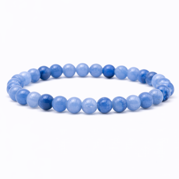 Blauwe Aventurijn 6mm (armband, kogel)