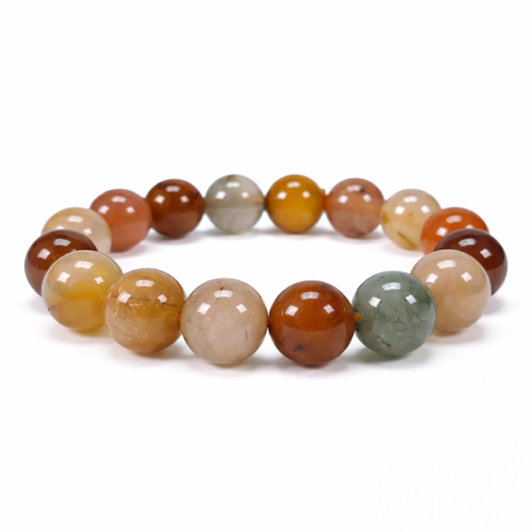 Rutielkwarts 12mm (armband, kogel)