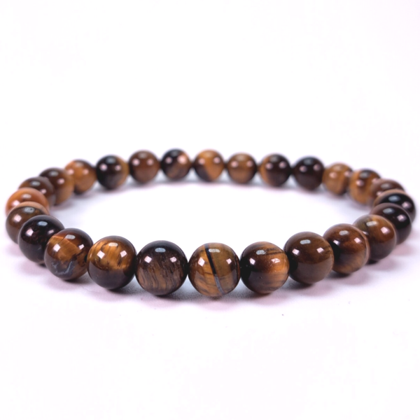 Tijgeroog 8mm (armband, kogel)